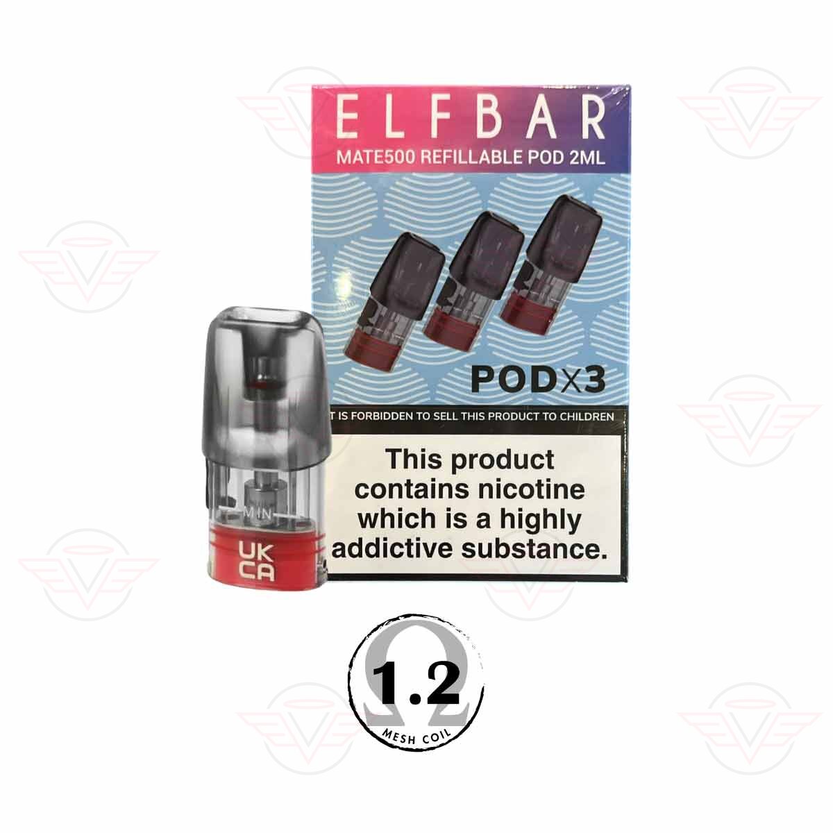 elfbar elfa master akku ElfBar Mate Akkuträger Aurora Pink main image 0