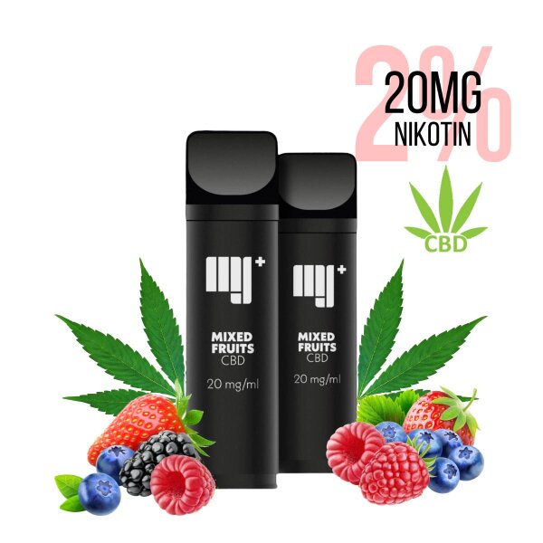 Marry Jane - Pre-filled Pods CBD & 20mg/ml Nicotine Salt Mixed Fruits