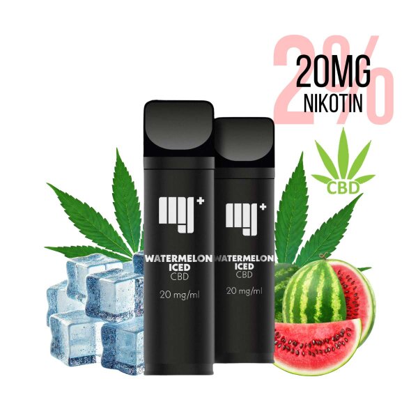 Marry Jane - Pre-filled Pods CBD & 20mg Nicotine Salt Watermelon Iced