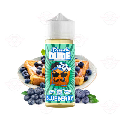 french dude vape juice Blueberry by Vape Juice French Dude 100ml Shortfill E-liquid – Vapin Loud main image 1