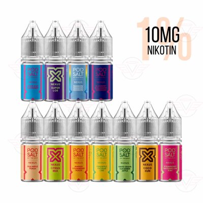 Pod Salt - Nexus - Nicotine Salt Series - Buy now! - VAPE.CH | Va