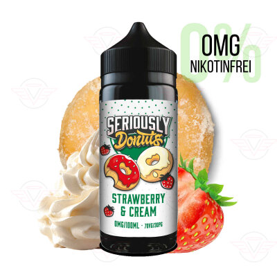Strawberry & Cream Without Nicotine