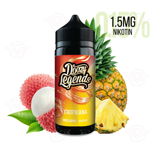 DOOZY VAPE - Doozy Legends -120ml Shortfill Tropikana 1.5mg / ml