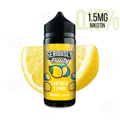 DOOZY VAPE - Seriously Fruity - 120ml Shortfill Fantasia Lemon 1.5mg/ml