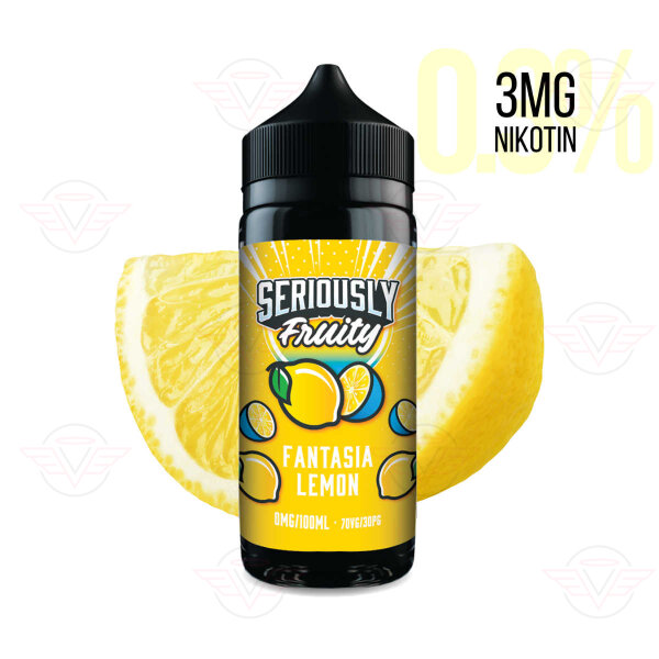 DOOZY VAPE - Seriously Fruity - 120ml Shortfill Fantasia Lemon 3mg/ml