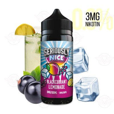 DOOZY VAPE - Seriously Nice 120 ml Shortfill Limonata al ribes nero 3 mg/ml