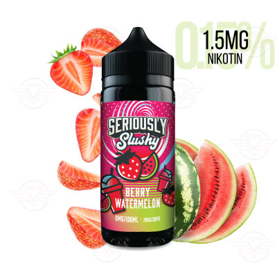 DOOZY VAPE - Seriously Slushy - 120ml Shortfill  Berry Watermelon 1.5mg/ml