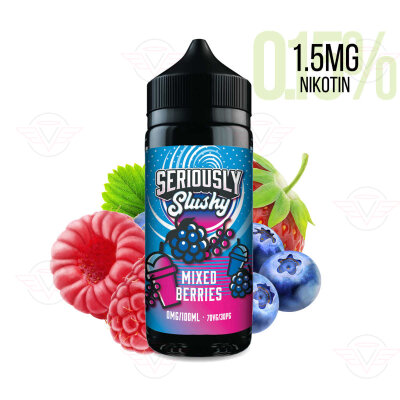 DOOZY VAPE - Seriously Slushy - 120ml Shortfill  Mixed Berries 1.5mg/ml