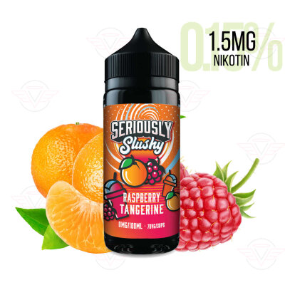 DOOZY VAPE - Seriously Slushy - 120ml Shortfill  Raspberry Tangerine 1.5mg/ml