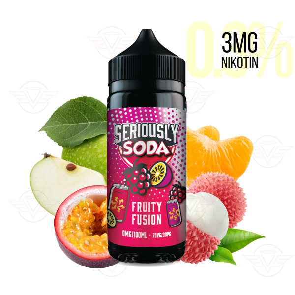 DOOZY VAPE - Seriously Soda 120ml Shortfill Fruity Fussion 3mg/ml