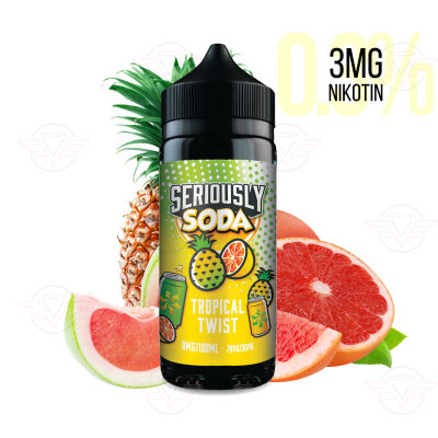 DOOZY VAPE - Seriously Soda 120 ml Shortfill  Tropical Twist 3 mg/ml