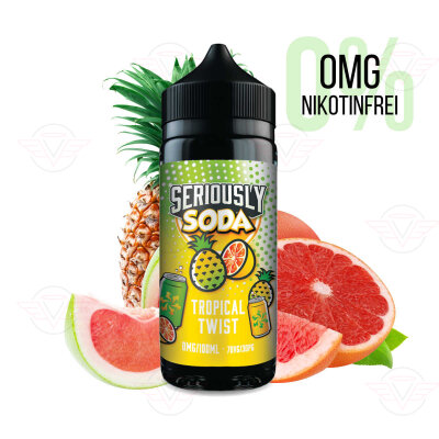 DOOZY VAPE - Seriously Soda 120ml shortfill Tropical Twist Sans nicotine