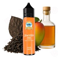 Officine Svapo Milano Jawidan Mango Whiskey, avec le goût du tabac Latakia, mélangé à de la mangue mûre et du whisky corsé.
