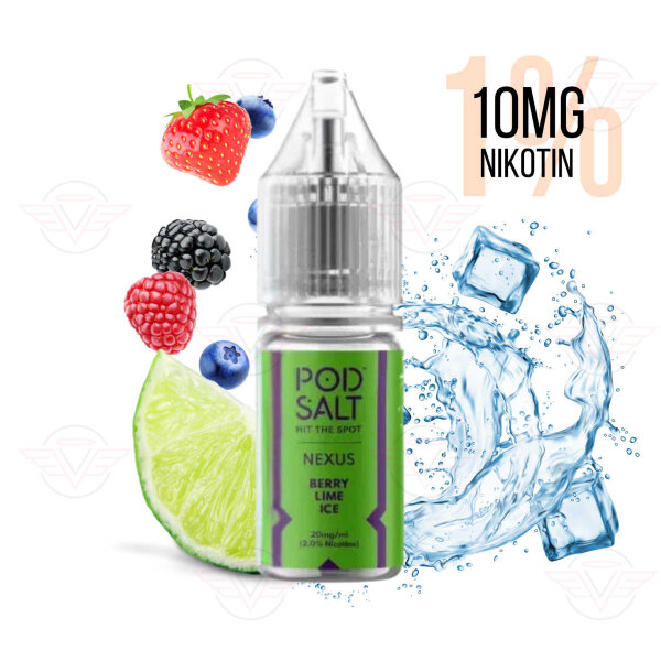 Pod Salt - Nexus Berry Lime Ice 10 mg/ml