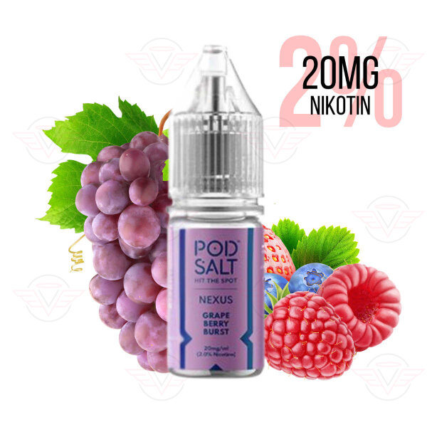 Pod Salt - Nexus Grape Berry Burst 20mg/ml