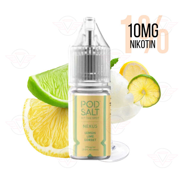 Pod Salt - Nexus citron citron vert sorbet 10mg/ml