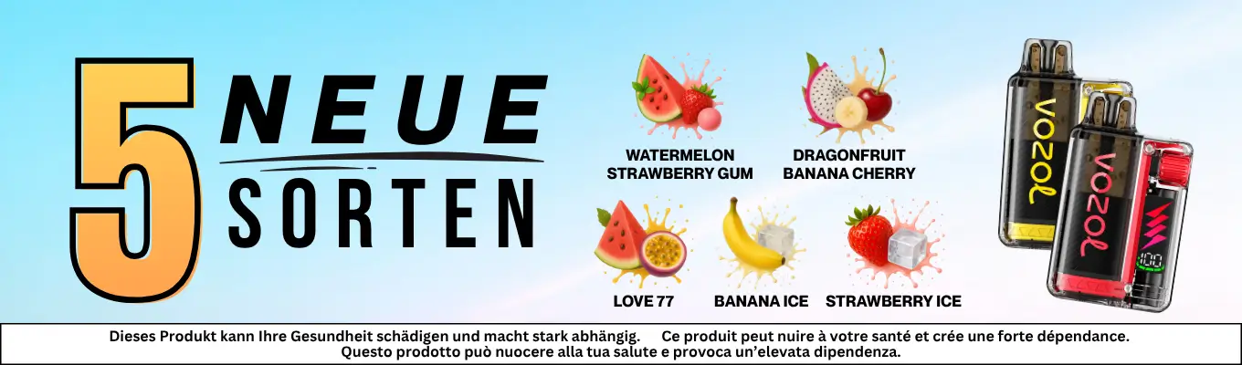 NEU VOZOL Vista Plug Aromen - bei Vape.ch