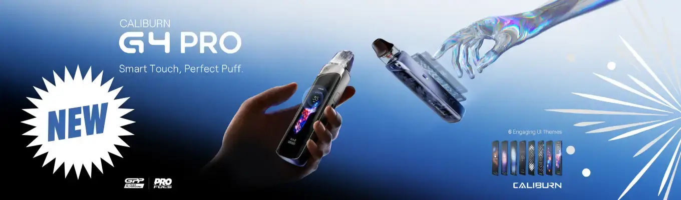 New Caliburn G4 Pro - Now available at Vape.ch