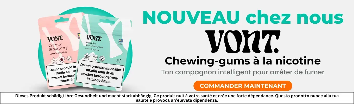 Nouveau chewing-gum Vont - chez Vape.ch
